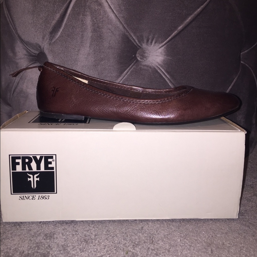 Frye leather ballet flats